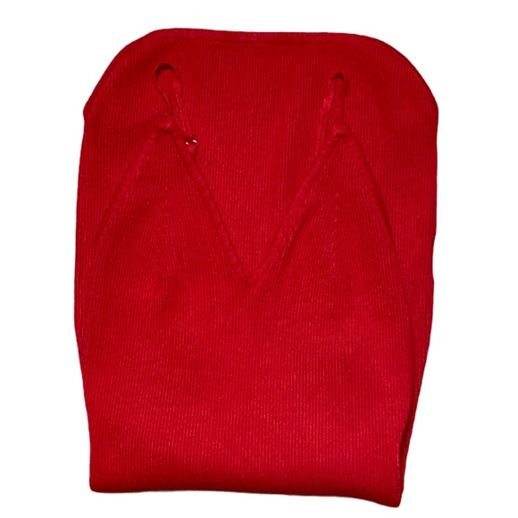 Revamped Knitted Dress Spaghetti Strap Bodycon Large - Picture 4 of 8